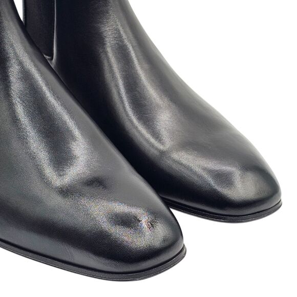 Christian Louboutin Roadie Leather Flat Boots - Black - EU 40 / US 7 $1295